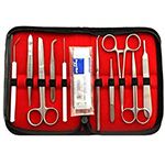 Kit Disección 20 Pcs  Acero Inoxidable